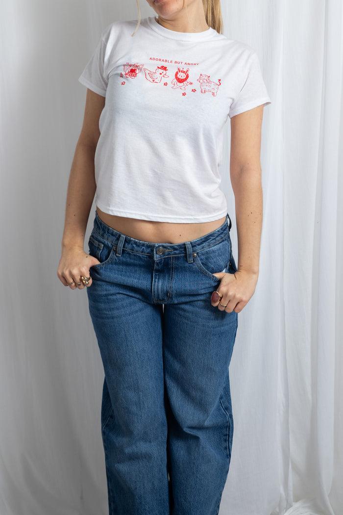 Daisy Street Daisy Street Adorable But Angry Baby Tee