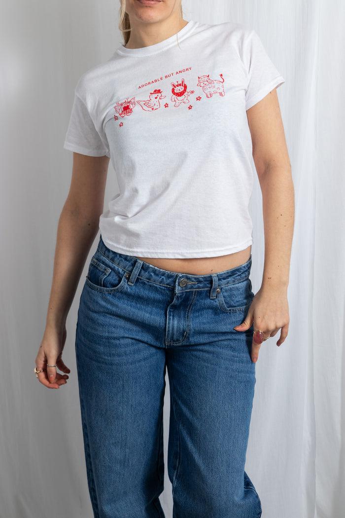 Daisy Street Daisy Street Adorable But Angry Baby Tee