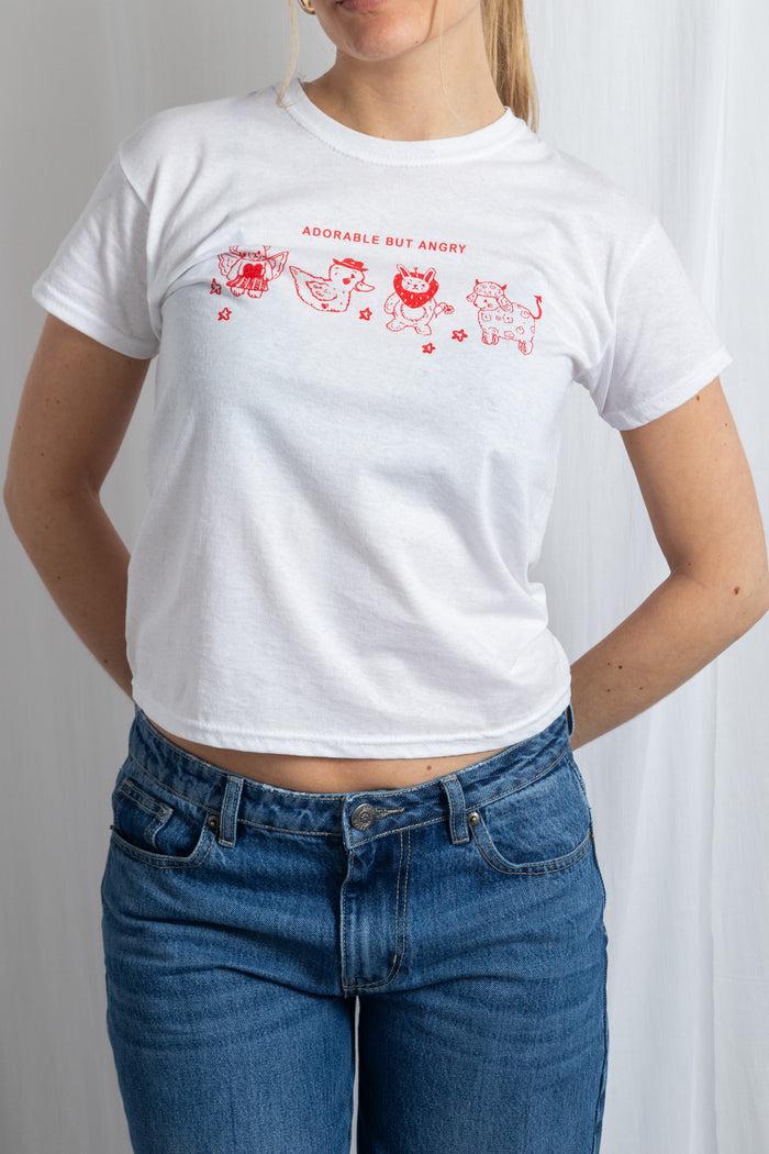 daisy street Daisy Street Adorable But Angry Baby Tee