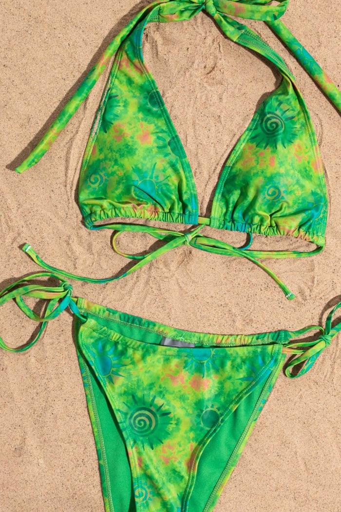 daisy street Daisy Street Batik Tie Dye Halter Neck Bikini Top