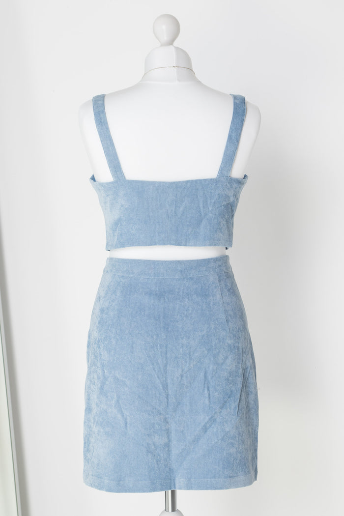 Daisy Street Daisy Street Button Up Mini Skirt In Cord