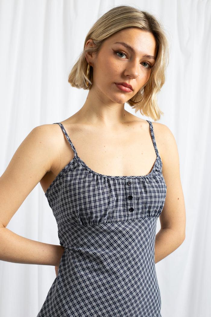 Daisy Street Daisy Street Check Tie Back Cami Dress