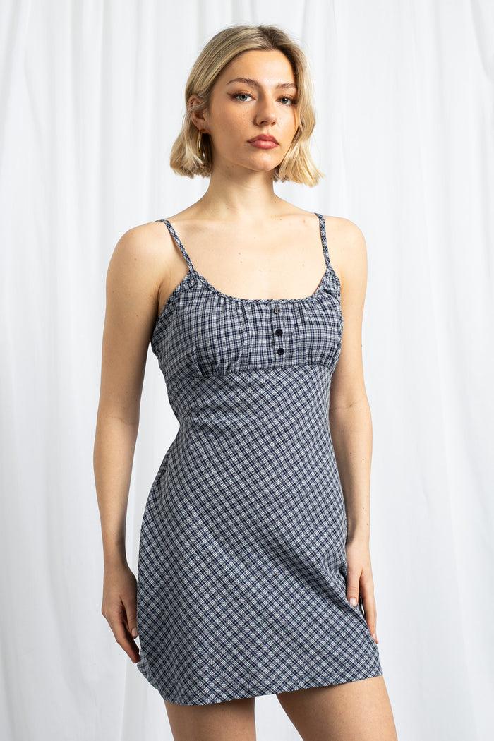 daisy street Daisy Street Check Tie Back Cami Dress