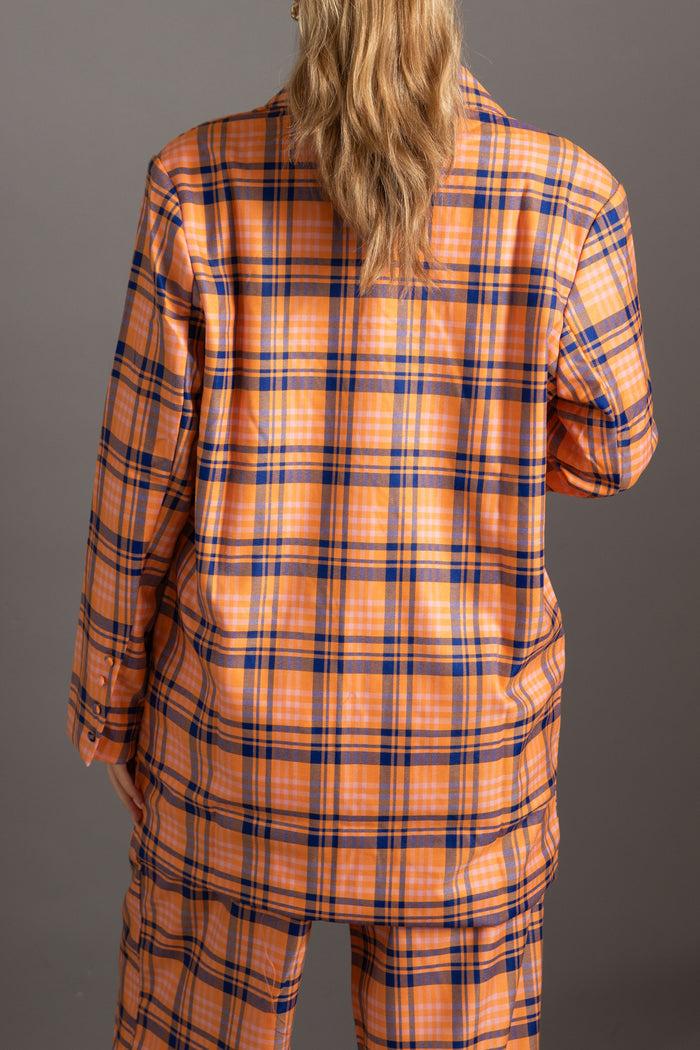 Daisy Street Daisy Street Checked Blazer In Boyfriend Fit