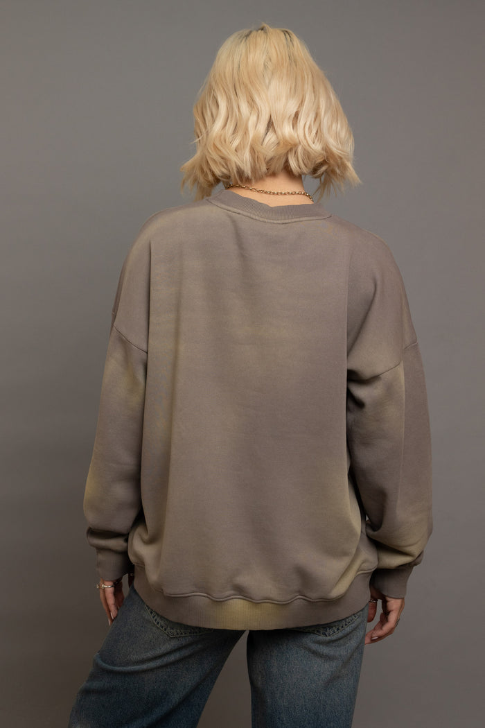 Daisy Street Daisy Street Crew Neck Sweat With Embossed Text