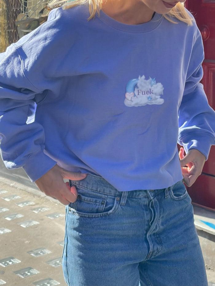 Daisy Street Daisy Street Cute As F*ck Cropped Sweat