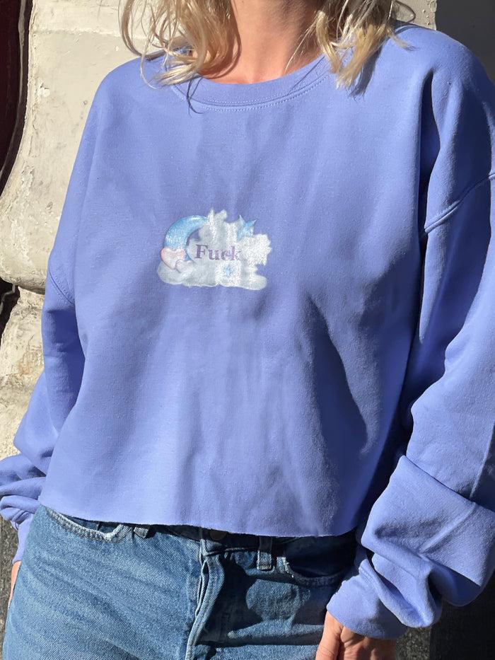 daisy street Daisy Street Cute as F*ck Cropped Sweat