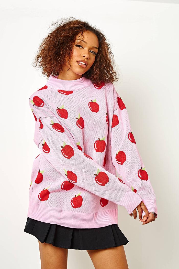 Daisy Street Daisy Street Apple Knitted Jumper