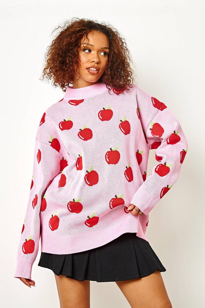 daisy street Daisy Street Apple Knitted Jumper