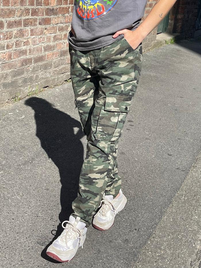 Daisy Street Daisy Street Cargo Trouser In Camo