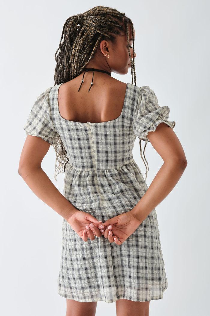 Daisy Street Daisy Street Check Smock Dress