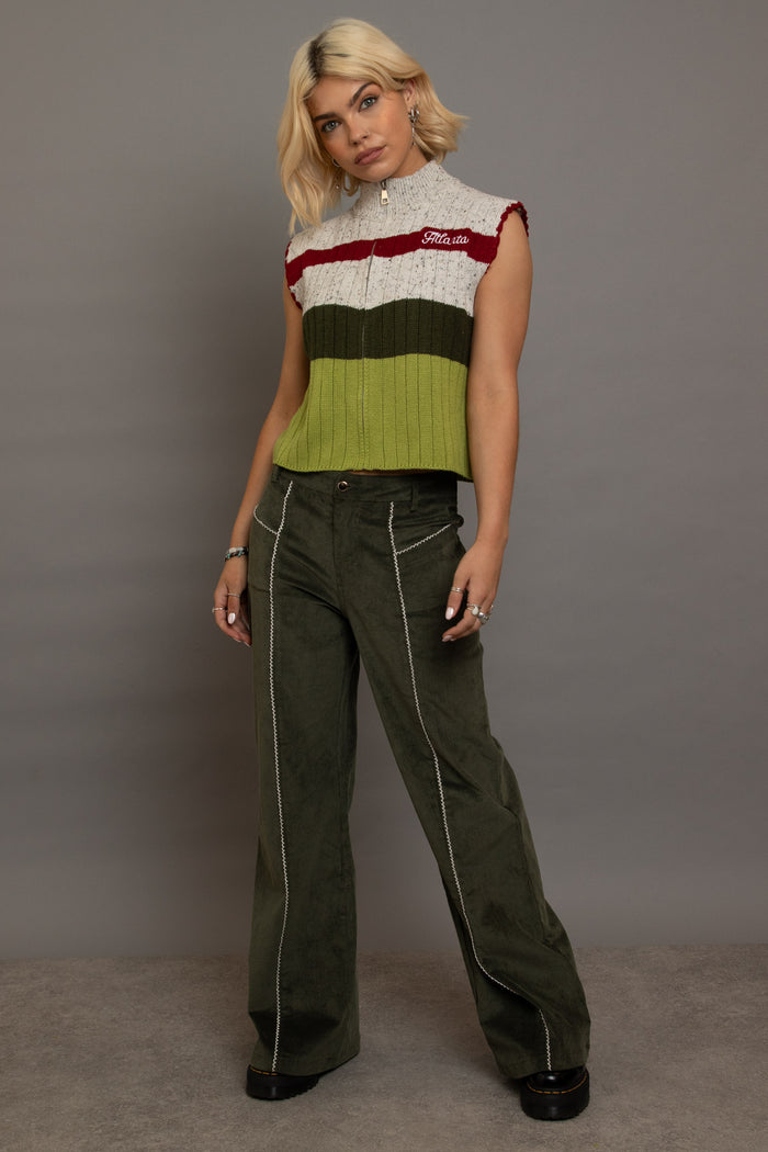 Daisy Street Daisy Street Cord Flared Trousers