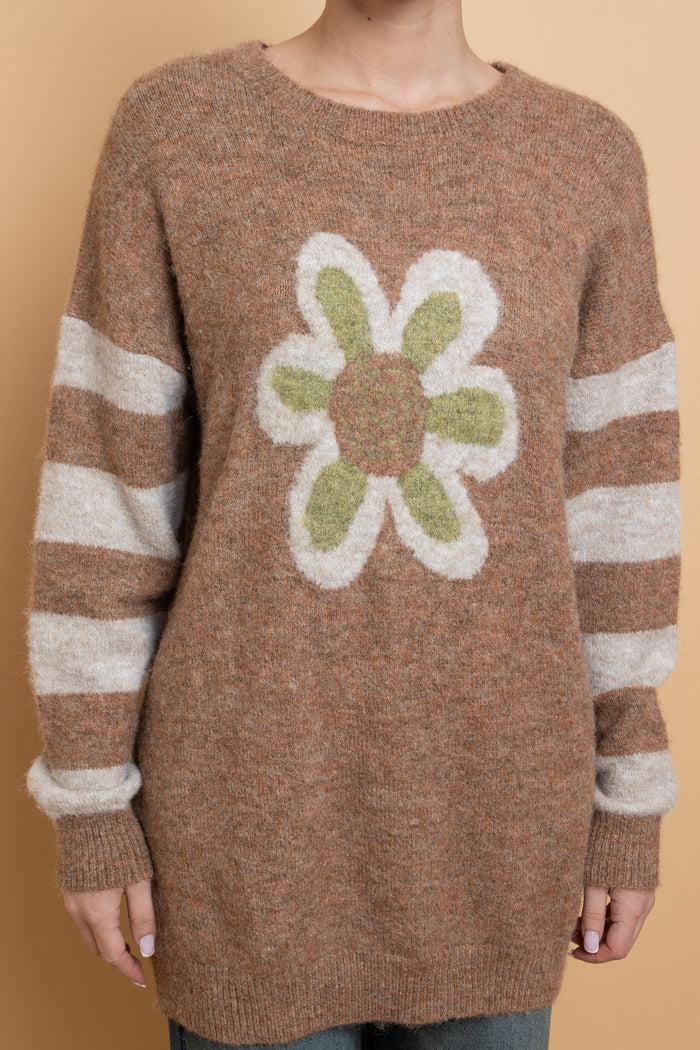 Daisy Street Daisy Street Flower Motif Jumper
