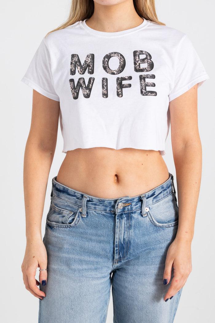 daisy street Daisy Street Mob Wife Cropped Tee