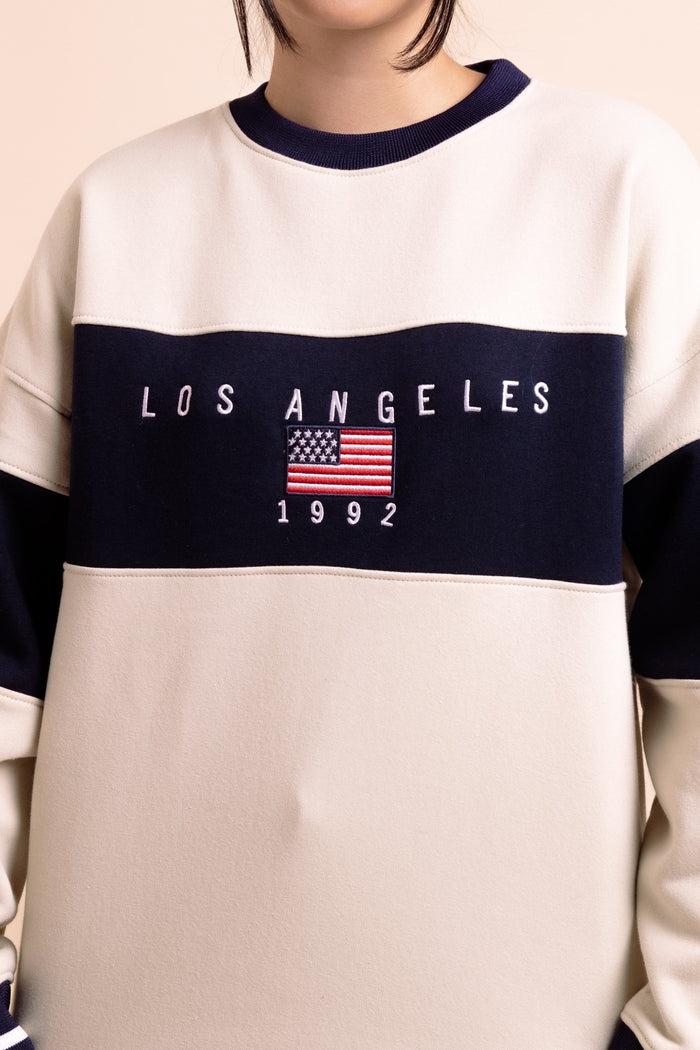 Daisy Street Daisy Street Panelled LA Sweatshirt