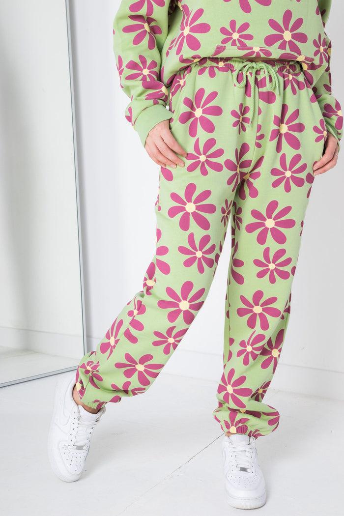 daisy street Daisy Street Printed Flower Joggers