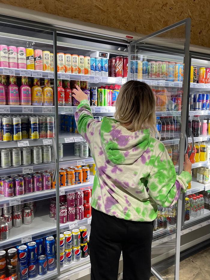 Daisy Street Daisy Street Printed Tie Dye Hoodie