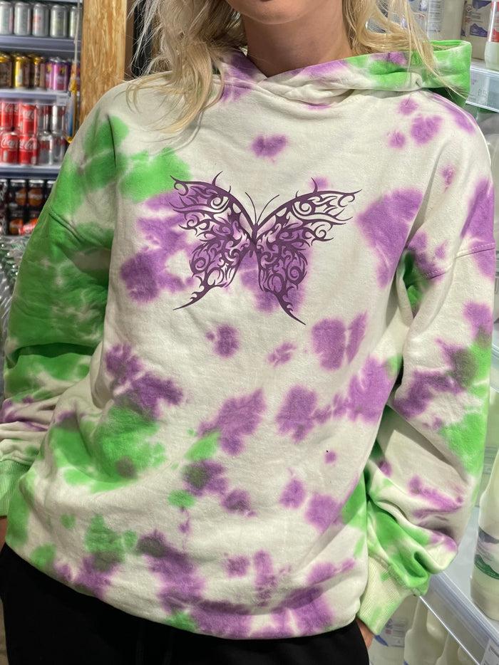 daisy street Daisy Street Printed Tie Dye Hoodie