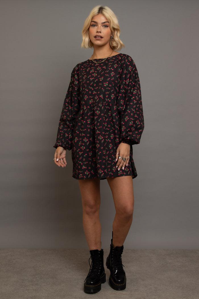 Daisy Street Daisy Street Raglan Mini Smock Dress