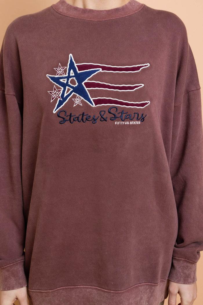Daisy Street Daisy Street States And Stars Sweater