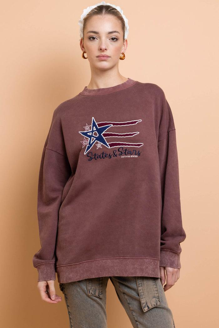 daisy street Daisy Street States And Stars Sweater