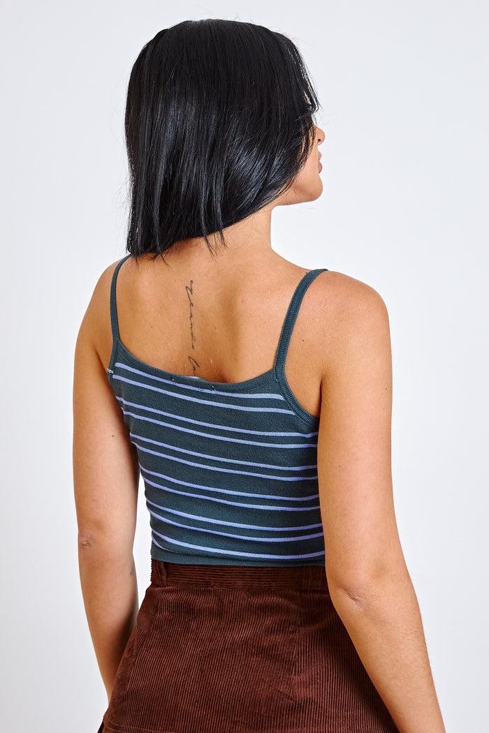 Daisy Street Daisy Street Stripe Knitted Crop Top