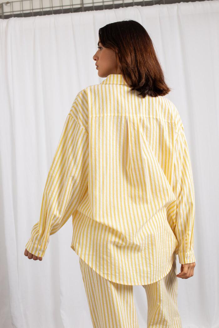 Daisy Street Daisy Street Stripe Oversized Shirt