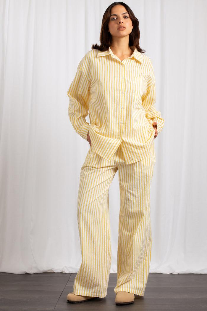Daisy Street Daisy Street Stripe Oversized Shirt
