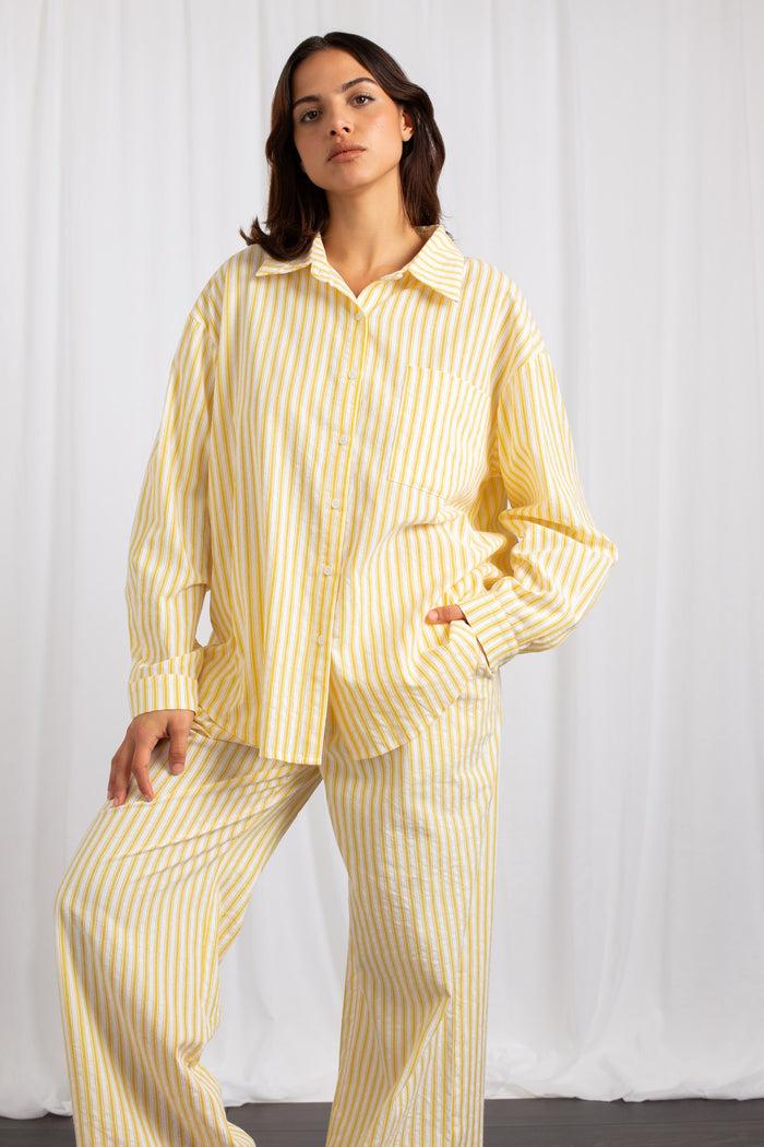 daisy street Daisy Street Stripe Oversized Shirt