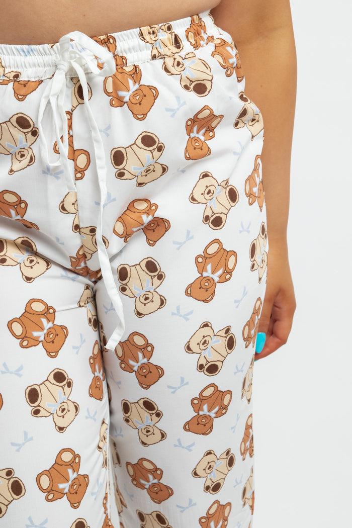 Daisy Street Daisy Street Teddy Pyjama Set