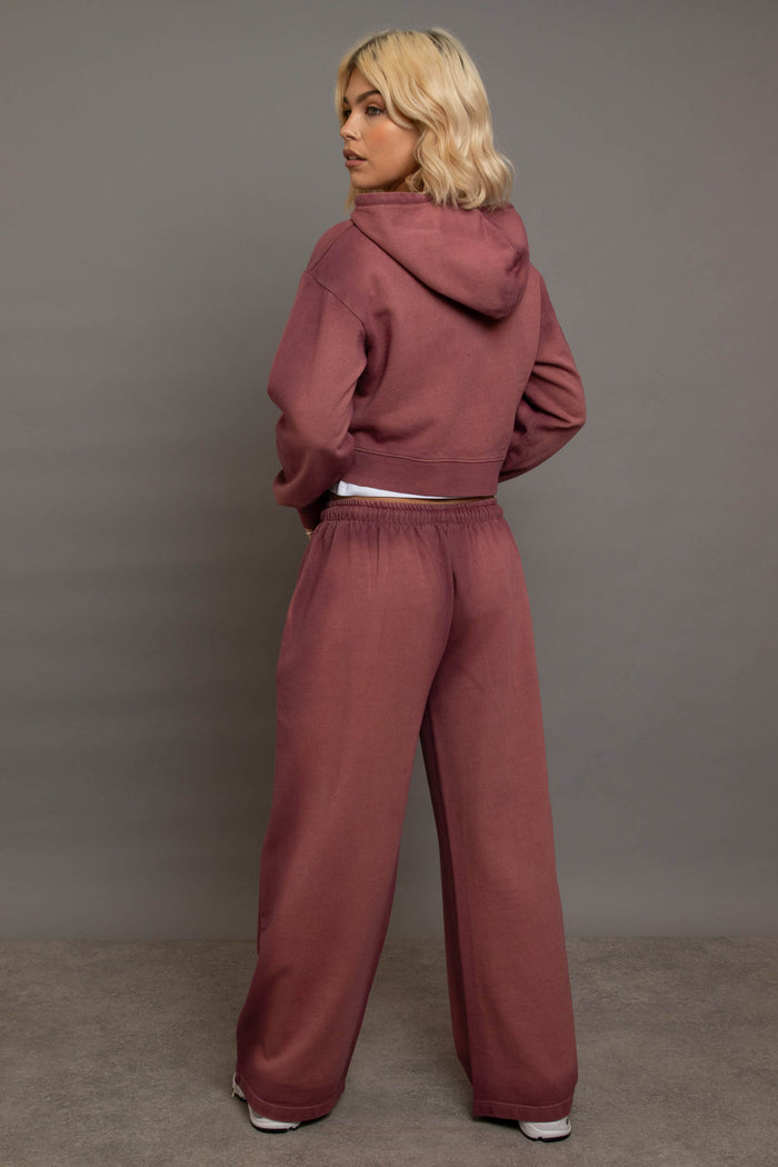 Daisy Street Daisy Street Terry Wide Leg Joggers