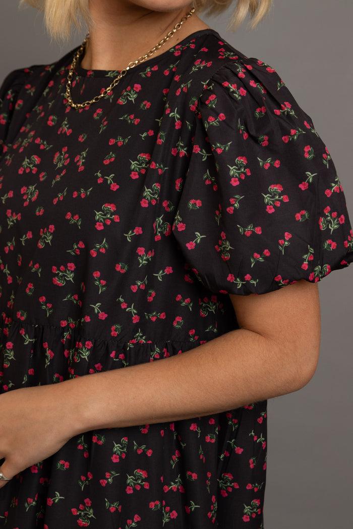 Daisy Street Daisy Street Tiered Smock Dress