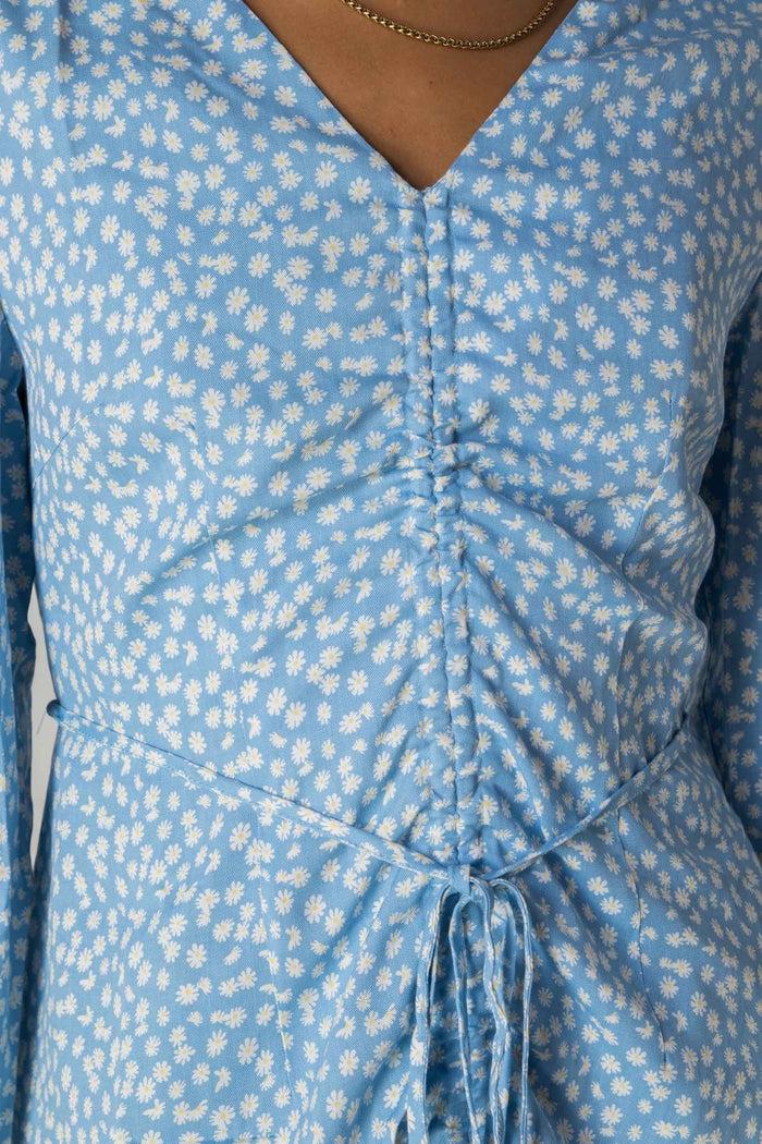 Daisy Street Daisy Street Ditsy Floral Dress With Ruching Detail