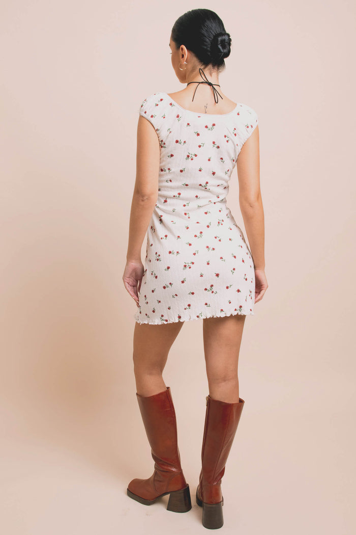 Daisy Street Daisy Street Ditsy Pointelle Mini Dress