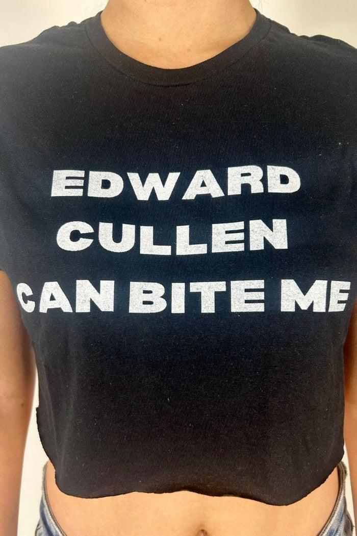 Daisy Street Daisy Street Edward Cullen Cropped Baby Tee