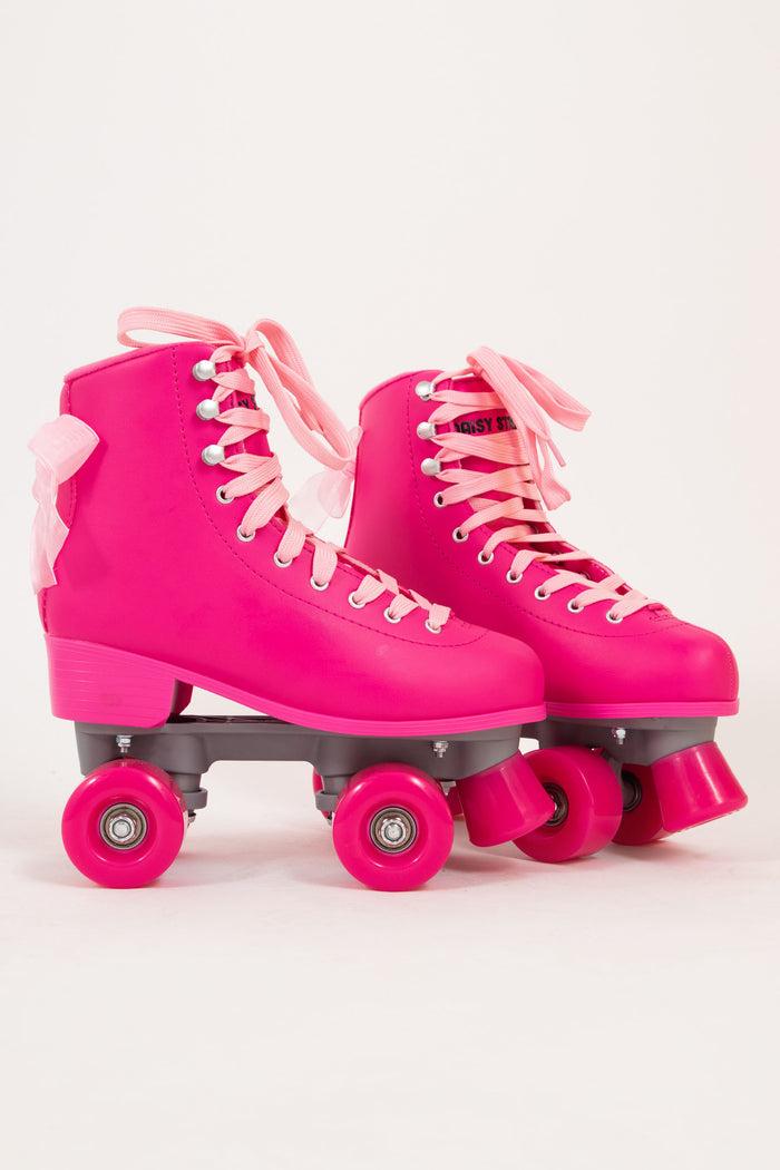 daisy street Daisy Street Exclusive Roller Skates in Pink with Bow Details
