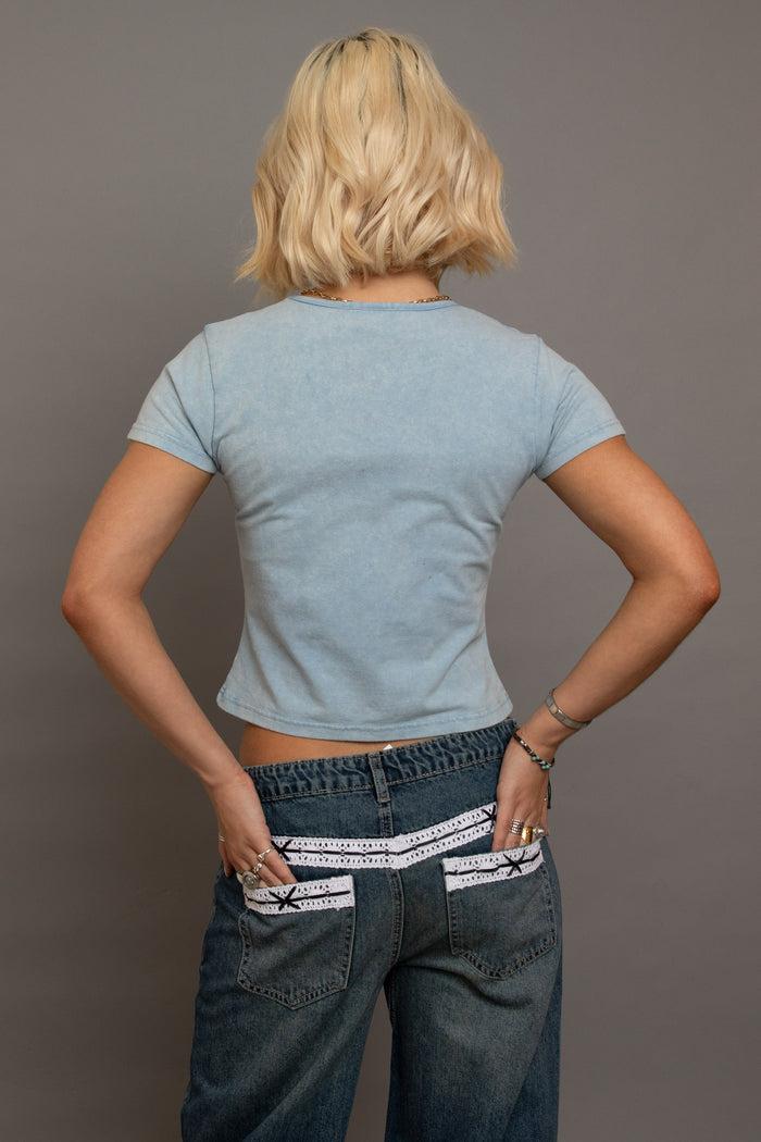 Daisy Street Daisy Street Gilmore Girls Washed Baby Tee