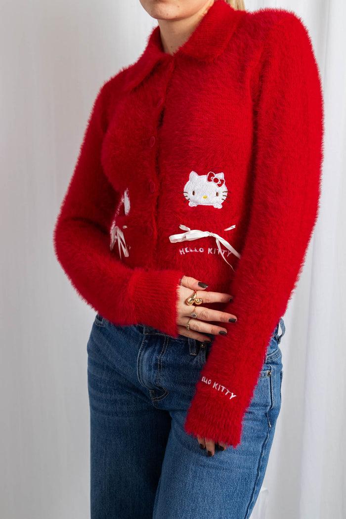daisy street Daisy Street Hello Kitty Button Up Cardigan