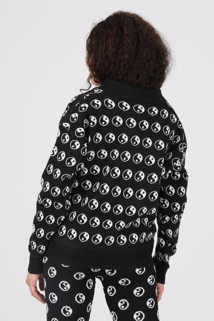 Daisy Street Daisy Street Knitted Yin And Yang Jumper