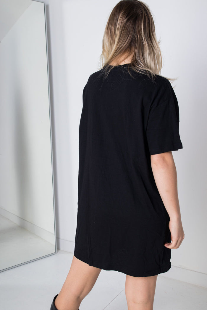 Daisy Street Daisy Street Licensed ACDC 1981 'For Those About To Rock; T-Shirt Dress