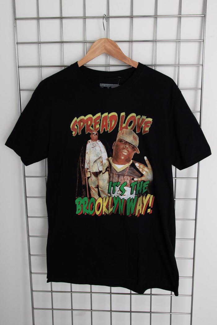 daisy street Daisy Street Licensed Relaxed T-Shirt With Biggie 'Spread Love' Print