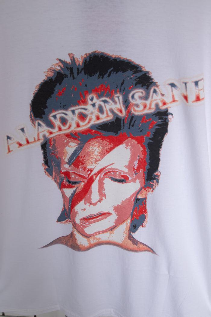 Daisy Street Daisy Street Licensed Relaxed T-Shirt With Bowie Aladdin Sane Print
