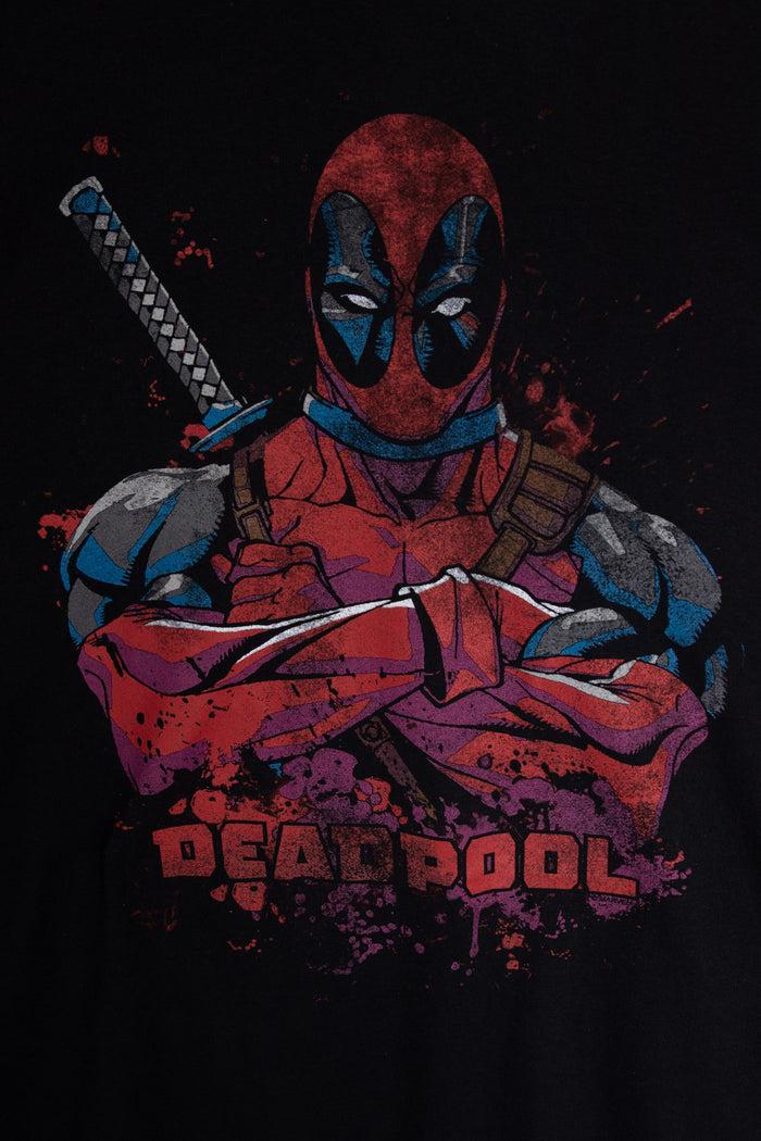 Daisy Street Daisy Street Licensed Relaxed T-Shirt With Deadpool Print