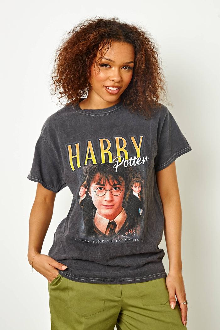 daisy street Daisy Street Licensed Relaxed T-Shirt With Harry Potter Print