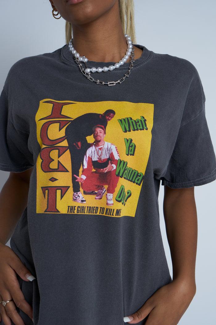 Daisy Street Daisy Street Licensed Relaxed T-Shirt With Ice Cube Print