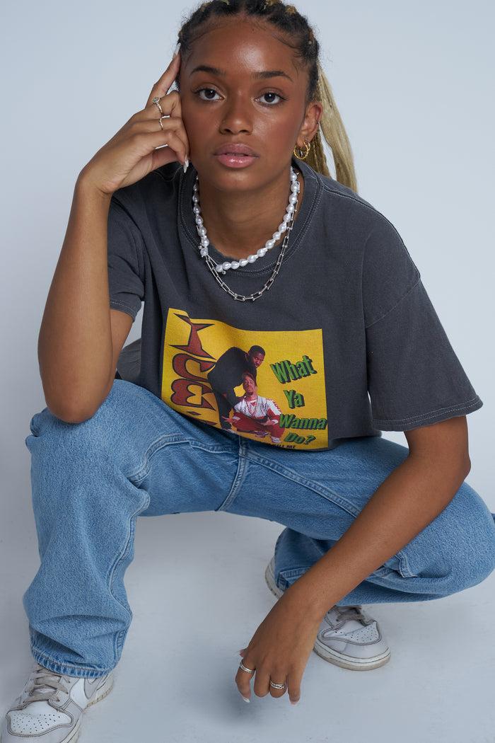 daisy street Daisy Street Licensed Relaxed T-Shirt With Ice Cube Print