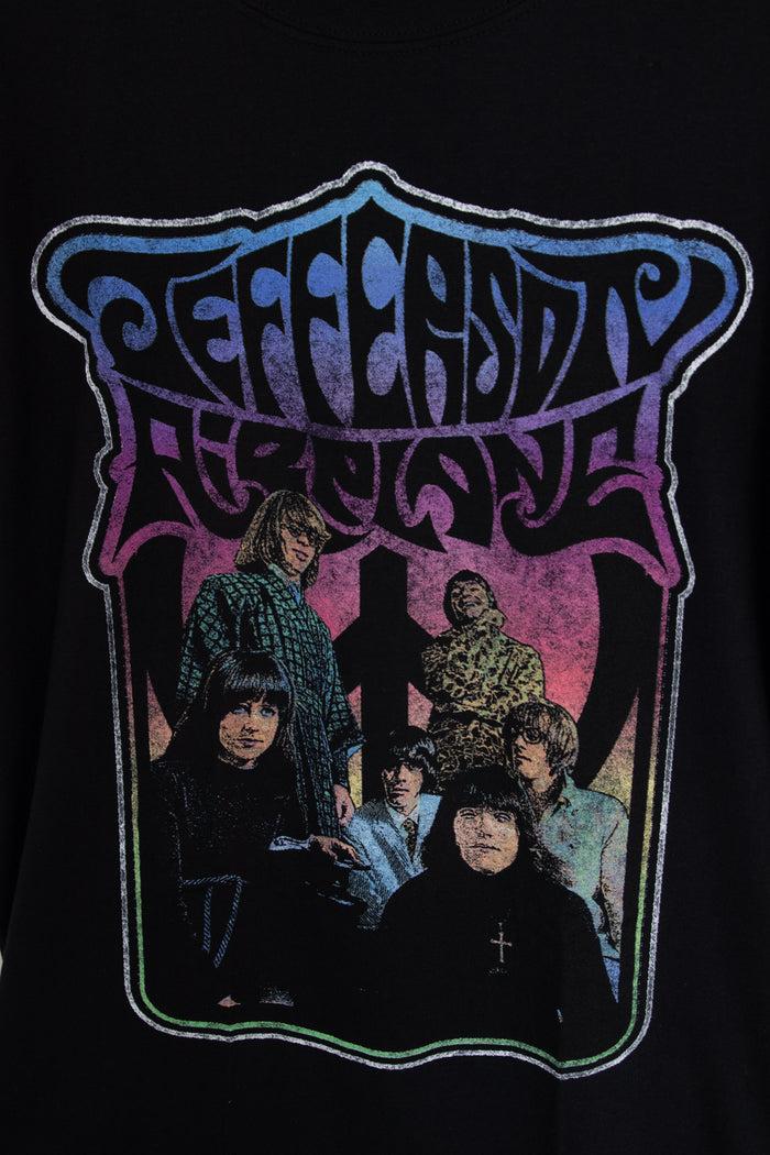 Daisy Street Daisy Street Licensed Relaxed T-Shirt With Jefferson Airplane Print