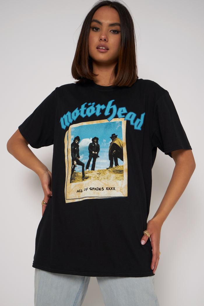 daisy street Daisy Street Licensed Relaxed T-Shirt With Motorhead Print