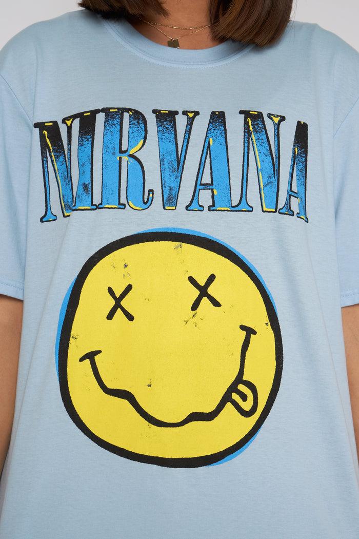 Daisy Street Daisy Street Licensed Relaxed T-Shirt With Nirvana Print