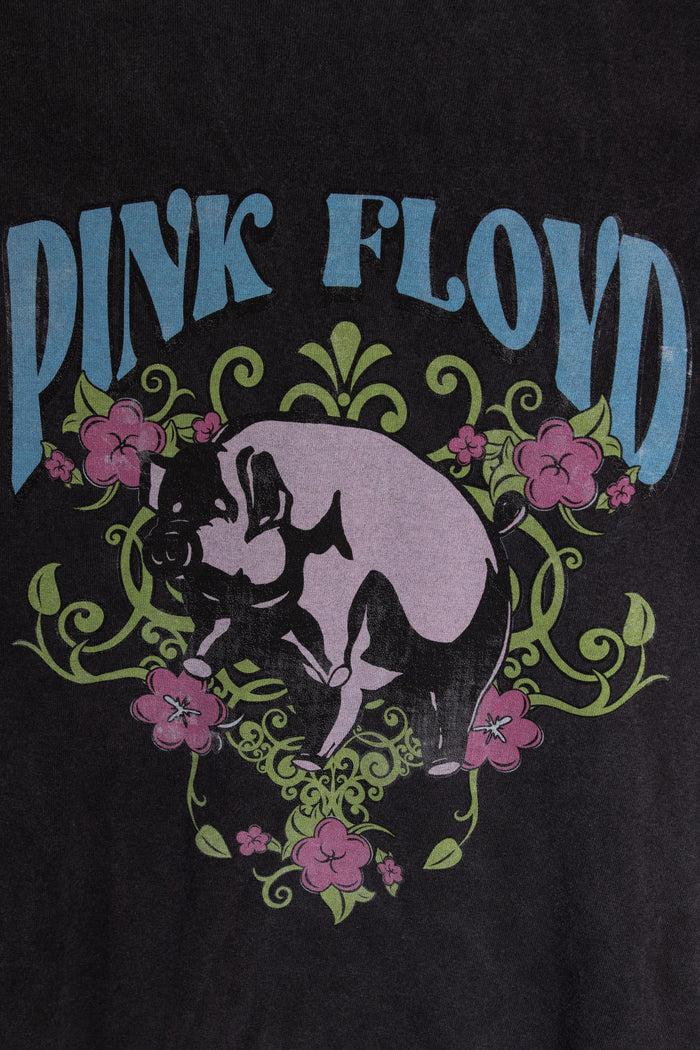 Daisy Street Daisy Street Licensed Relaxed T-Shirt With Pink Floyd Floral Print